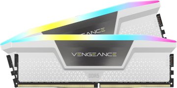 Mémoire DDR5 6000 2 x 16Go Blanc* CORSAIR Vengeance RGB Pro CMH32GX5M2E6000C36W*