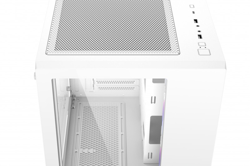 Boitier PC ABYSM ATX Danube Sava 285 BX203 Blanc 4ventilo * AB128513  *