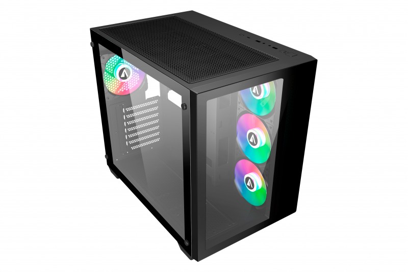 Boitier PC ABYSM ATX Danube Sava 285 BX203 Noir 4ventilo * AB128512  *