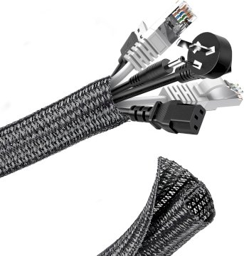 Gaine 3 mètres range câbles facile à couper 13-22mm