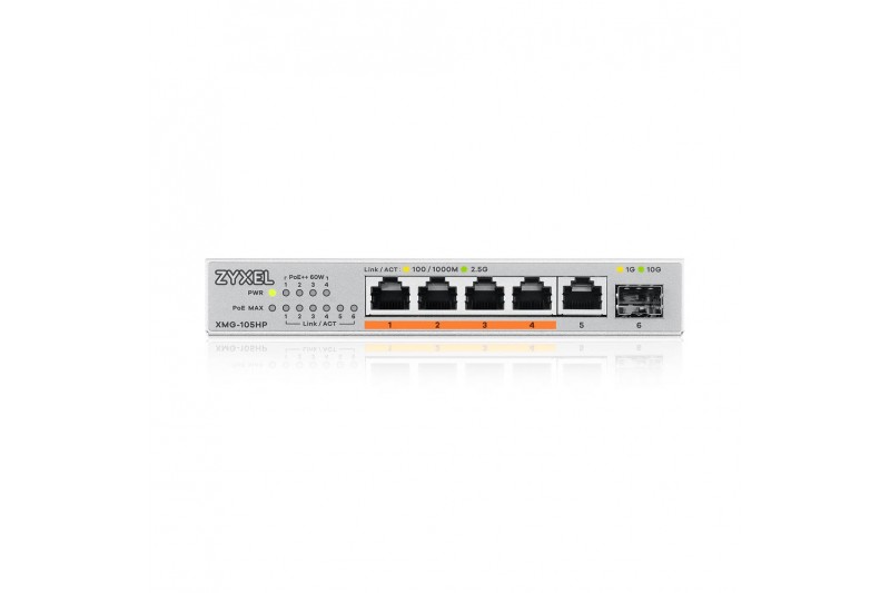 Zyxel XMG-100 Series XMG-105HP - switch 5 ports POE 2.5G Zyxel XMG-100 Series XMG-105HP - switch 5 ports POE 2.5G