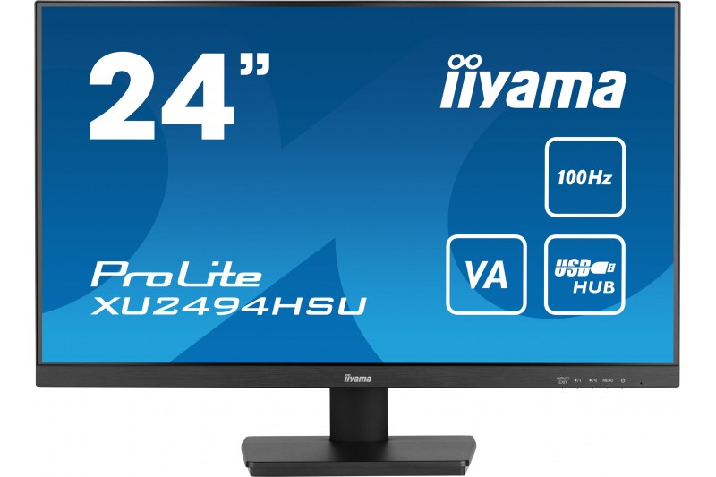 iiyama ProLite XU2494HSU-B6 LED 23.8 Full HD 100Hz VA 1 ms HDMI DP HP iiyama ProLite XU2494HSU-B6 LED 23.8 Full HD 100Hz VA 1 ms HDMI DP HP