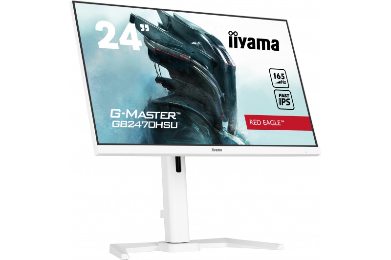iiyama G-Master GB2470HSU-W5  LED 24 Full HD 165Hz IPS 0,8 ms HDMI DP HP Blanc