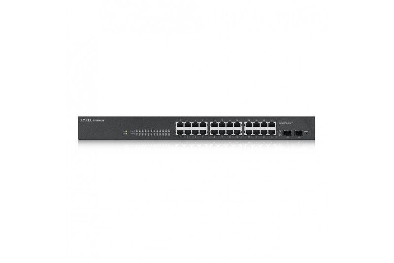 Zyxel GS1900-24 commutateur 24 ports intelligent Montable sur rack + 2xSFP Zyxel GS1900-24 commutateur 24 ports intelligent Montable sur rack + 2xSFP