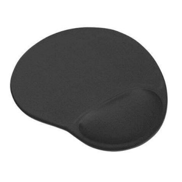 Tapis de souris black 23x19.5cm avec repose poignet * CR0862 *