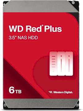 DD Interne 3,5  red Plus 6To SATA3 - 256Mo *Western Digital  WD60EFPX*