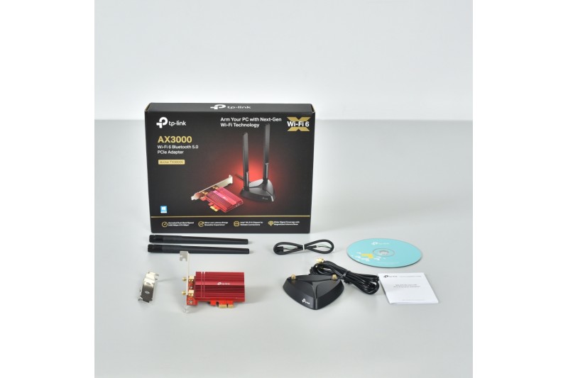 TP-Link Archer TX3000E - PCIe WIFI 6 et Bluetooth
