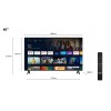 TV TCL 40S5400A 40 LED HD Smart Android TV Noir