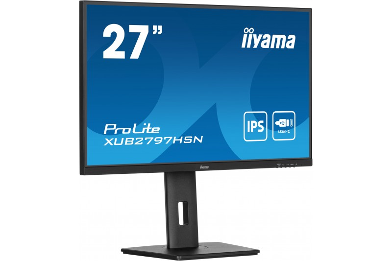 Ecran 27 1 ms DP HDMI mult Noir Station USB-C * iiyama ProLite XUB2797HSN-B1 * Ecran 27 1 ms DP HDMI mult Noir Station USB-C * iiyama ProLite XUB2797HSN-B1 *