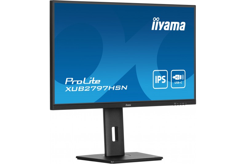 Ecran 27 1 ms DP HDMI mult Noir Station USB-C * iiyama ProLite XUB2797HSN-B1 * Ecran 27 1 ms DP HDMI mult Noir Station USB-C * iiyama ProLite XUB2797HSN-B1 *