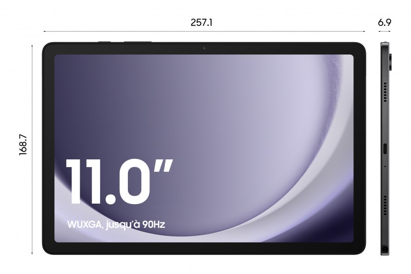 Samsung Galaxy Tab A9+ 11  WiFi  128go Webcam Android Graphite X210