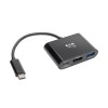 Eaton Tripp Lite Series USB C to HDMI Adapter w/USB-A Hub and PD Charging - USB
