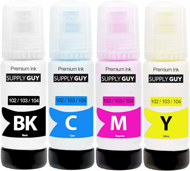 Epson 102/103/104/105/107 - pack de 4 - noir, jaune, cyan, magenta *Générique*