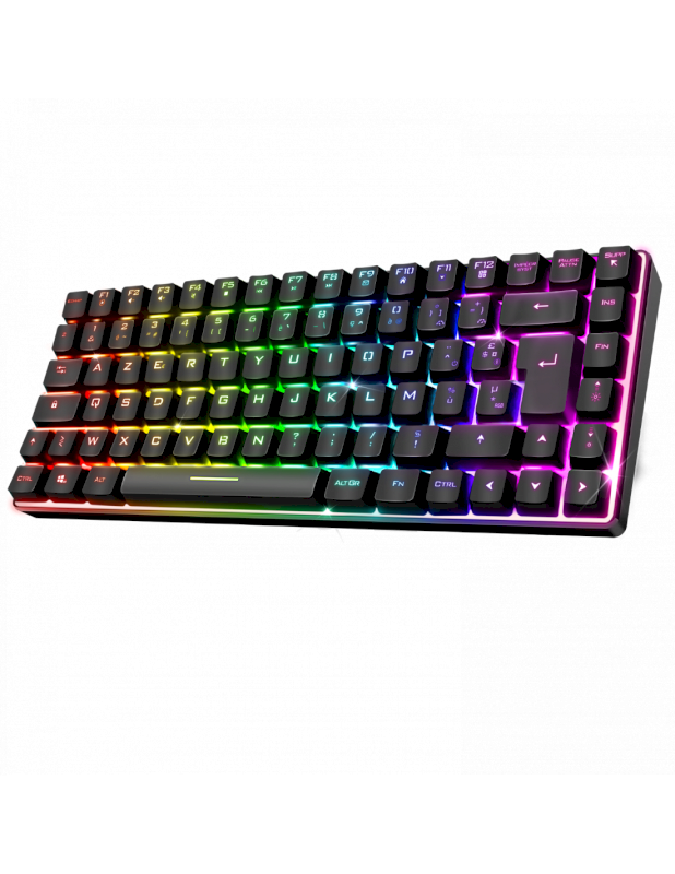 Clavier sans fil gamer retroeclairage RGB*Spirit of Gamer CLA-EK70RF*