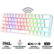 Clavier sans fil gamer retroeclairage Meca Blanc *Spirit of Gamer CLA-XK200WT*