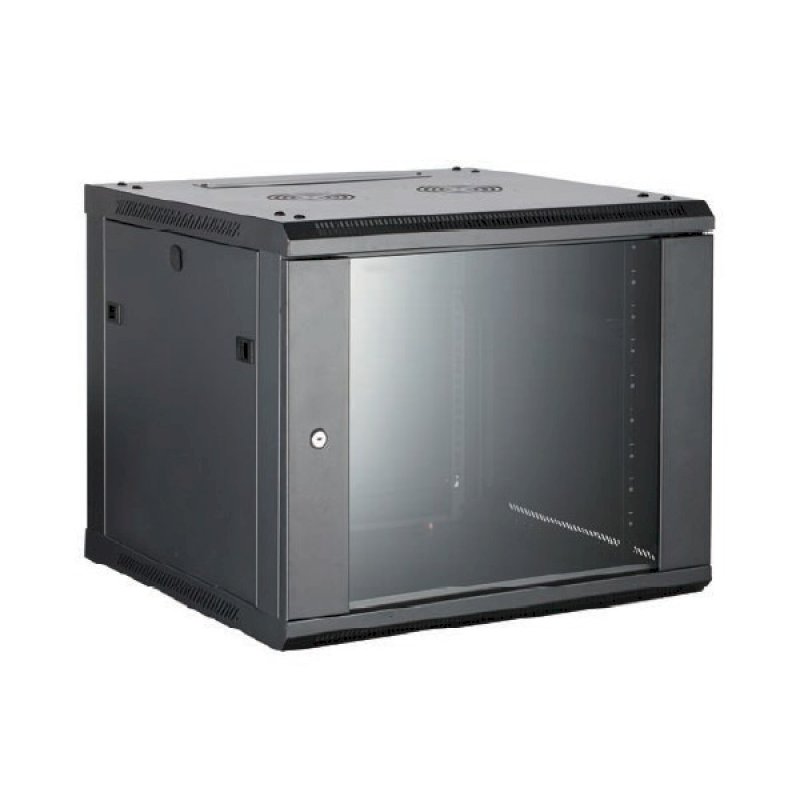 Coffret baie 19 9U noir prof. 450 mm * 8062261 * reconditionné