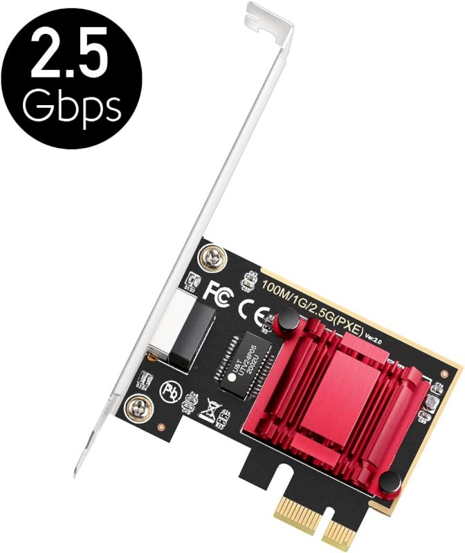 Carte Reseau 2.5Gbps PCI Express -Cudy PE25
