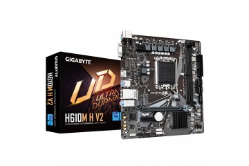 GIGABYTE H610M H V2 mATX LGA1700 USB3.2 M.2 H610 DDR5 HDMI
