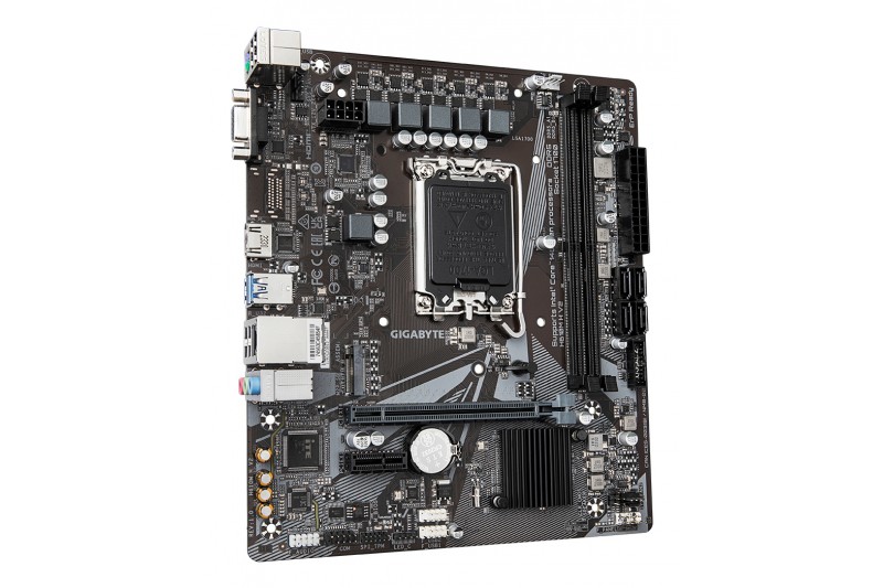 GIGABYTE H610M H V2 mATX LGA1700 USB3.2 M.2 H610 DDR5 HDMI