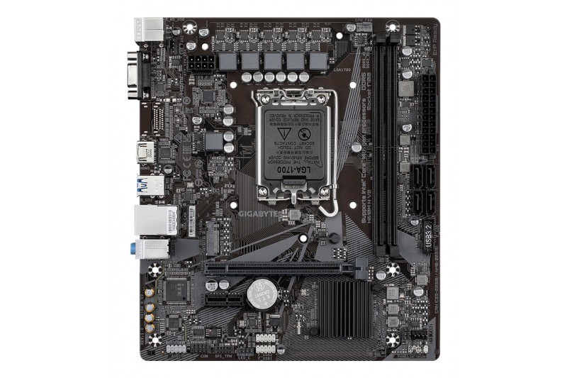 GIGABYTE H610M H V2 mATX LGA1700 USB3.2 M.2 H610 DDR5 HDMI