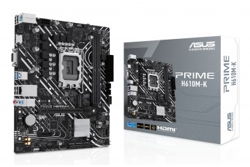 ASUS H610M-K DDR5 - carte-mère - mATX - Socket LGA1700 - H610 proc serie 12