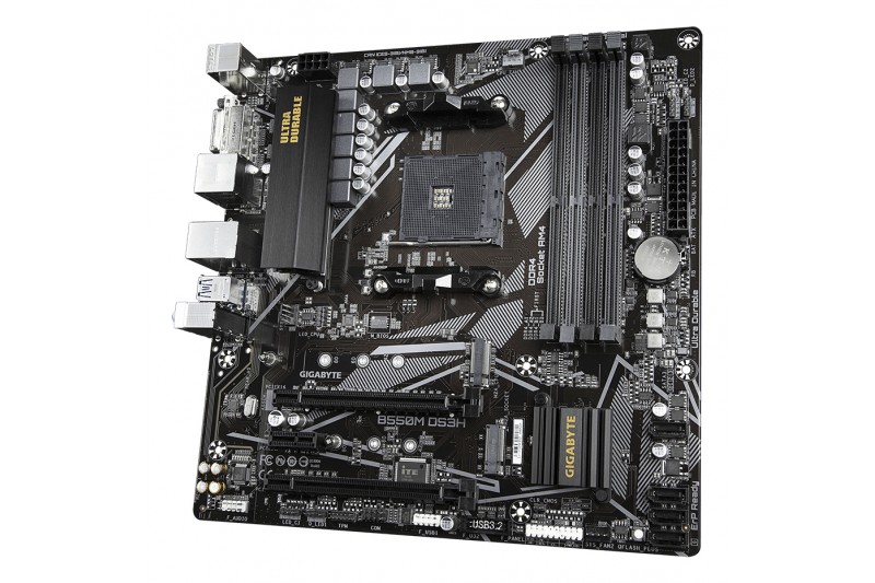 GIGABYTE B550M DS3H carte mère AMD B550 DDR4 Emplacement AM4 micro ATX