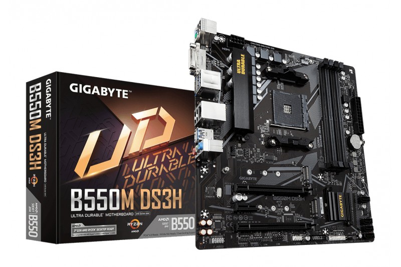 GIGABYTE B550M DS3H carte mère AMD B550 DDR4 Emplacement AM4 micro ATX