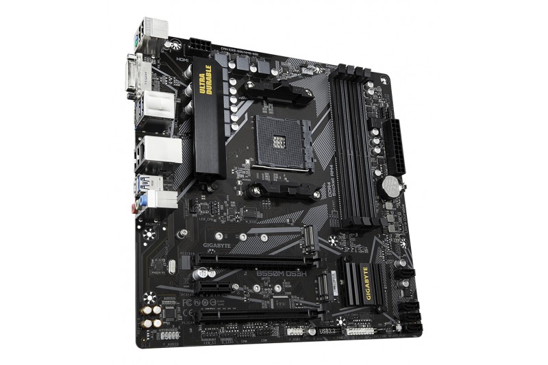 GIGABYTE B550M DS3H carte mère AMD B550 DDR4 Emplacement AM4 micro ATX