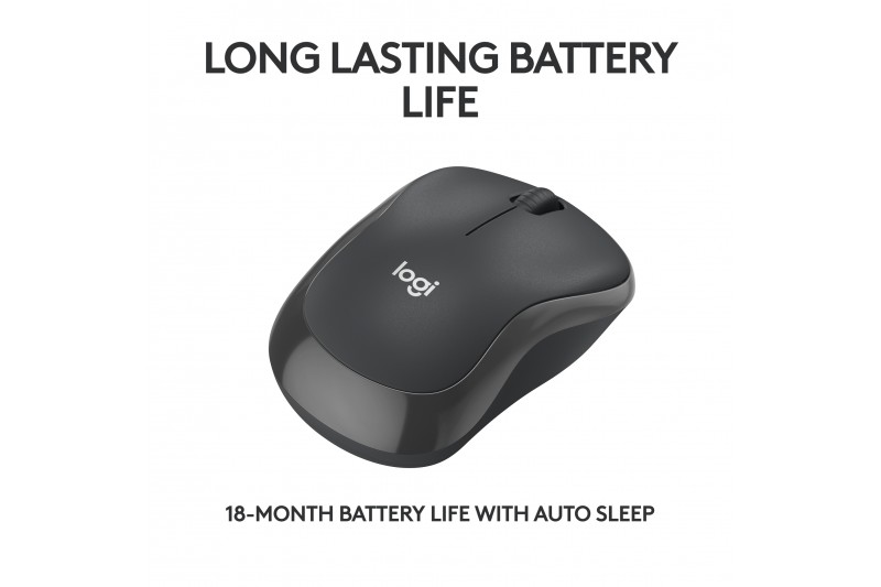 Logitech M240 Silent -  - souris - 2.4 GHz Bluetooth - noir * 910-007119*