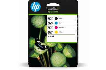 HP 924 - pack de 4 - cyan, magenta, jaune, noir - original - cartouche d'encre