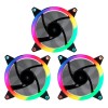 VENTILATEUR Fan CANDY 30 ARGB Ring Led 120MM pack de 3 *Unykach 51801 *