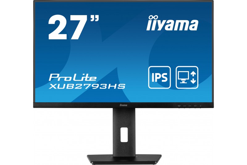 Ecran 27 1 ms DP HDMI mult Noir 100Hz * iiyama ProLite XUB2793HS-B7 *