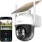 AOSU 2K Camera Surveillance WiFi Exterieure sans Fil Camera Solaire WiFi 360°