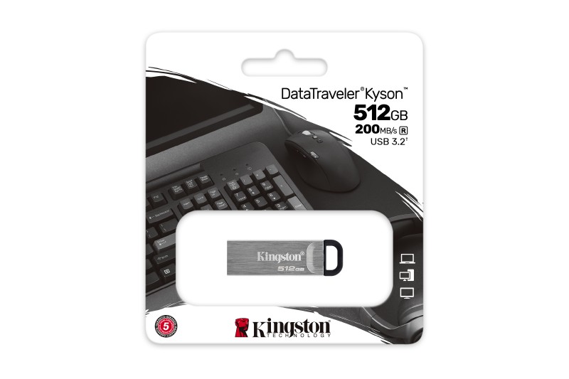 Kingston DataTraveler Kyson - clé USB - 512 Go * DTKN/512GB * Kingston DataTraveler Kyson - clé USB - 512 Go * DTKN/512GB *
