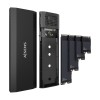 Boîtier SSD M.2 NVMe 10Gbps USB C 3.1 Gen2, boîtier externe noir * ASM2-028B * Boîtier SSD M.2 NVMe 10Gbps USB C 3.1 Gen2, boîtier externe noir * ASM2-028B *