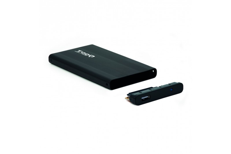 Boitier disque dur 9.5mm 2,5 SATA noir USB 2.0* Tooq TQE-2510B * 4To max Boitier disque dur 9.5mm 2,5 SATA noir USB 2.0* Tooq TQE-2510B * 4To max