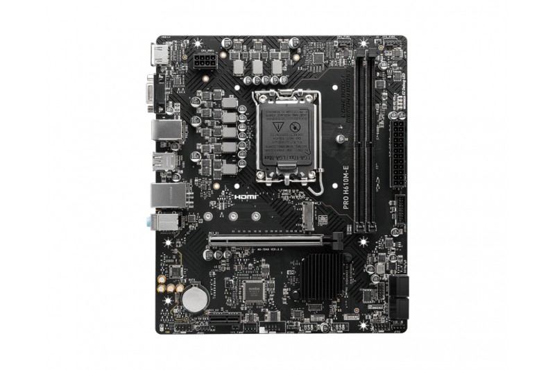 MSI PRO H610M-E DDR5 - CARTE-MÈRE - MICRO ATX - SOCKET LGA1700 - H610