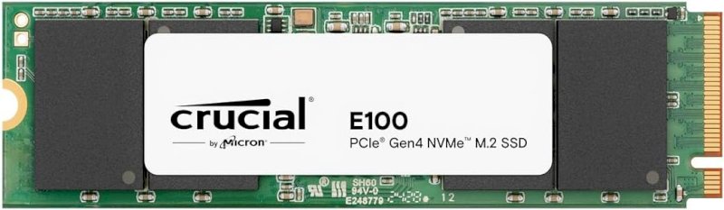 Crucial E100 - SSD - 480 Go - PCIe 4.0 x4 (NVMe) *CT480E100SSD8* tray