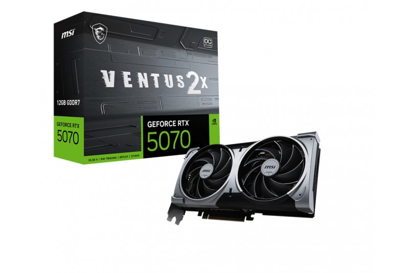 MSI RTX 5070 12G VENTUS 2X OC MSI RTX 5070 12G VENTUS 2X OC