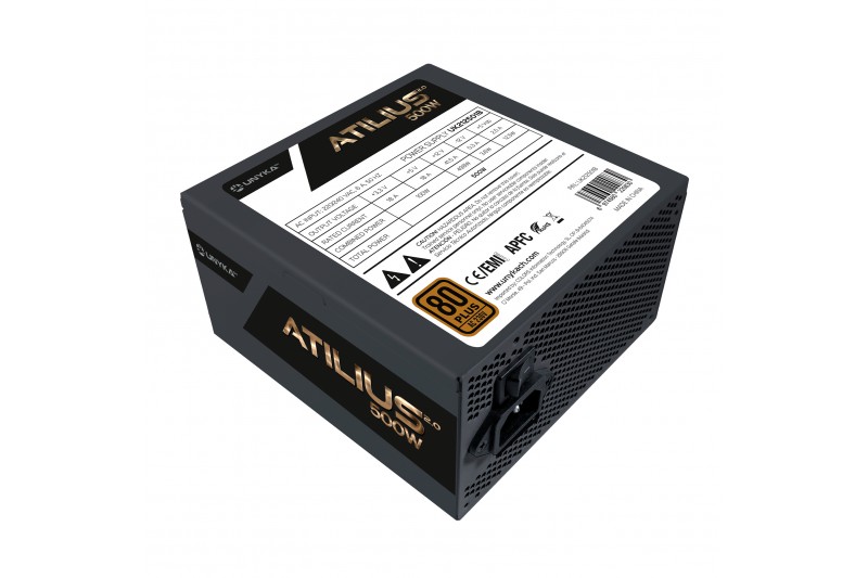 Alim Unykach ATX 500W -80 Plus - Ventilateur 120mm *Unykach UK212501 *
