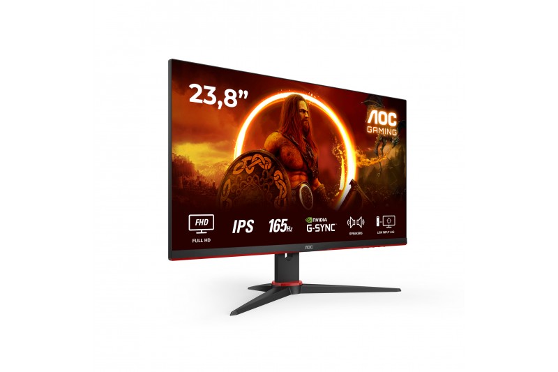 Ecran AOC Gaming 24G2SPAE 165Hz 1ms HDMI DP VGA multimedia noir