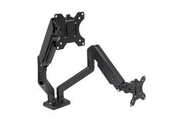 Support double écran Bras articulé bureau pince 13 -32 * Unykach UK710110 *