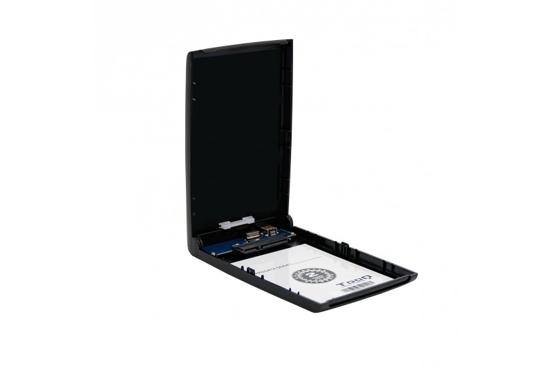 Boitier disque dur 12.5mm  2,5 SATA noir USB 3.0* Tooq TQE-256B * 4To max