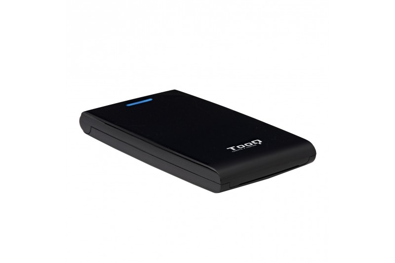 Boitier disque dur 12.5mm  2,5 SATA noir USB 3.0* Tooq TQE-256B * 4To max