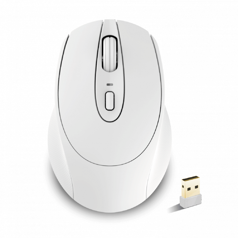 Souris sans fil 2.4 Ghz 1600 DPI Feel White * Advance S-390WT *