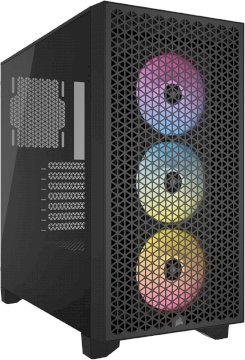 BOITIER Corsair 3000D RGB AIRFLOW TEMPERED Midi Tower Noir *CC-9011255-WW*