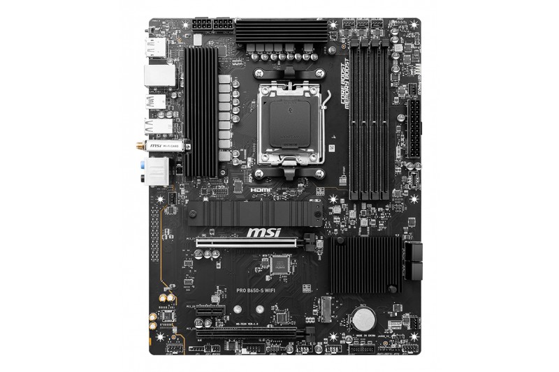 MSI PRO B650-S WIFI carte mère AMD B650 Emplacement AM5 ATX