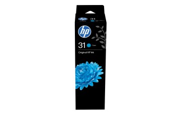 HP 31 - cyan - original - recharge d'encre * 1VU26AE *