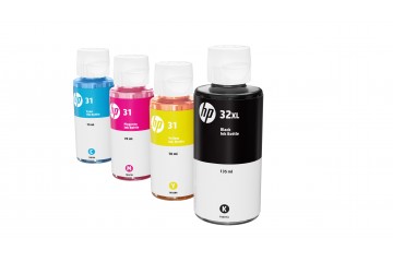 HP 31 - cyan - original - recharge d'encre * 1VU26AE *