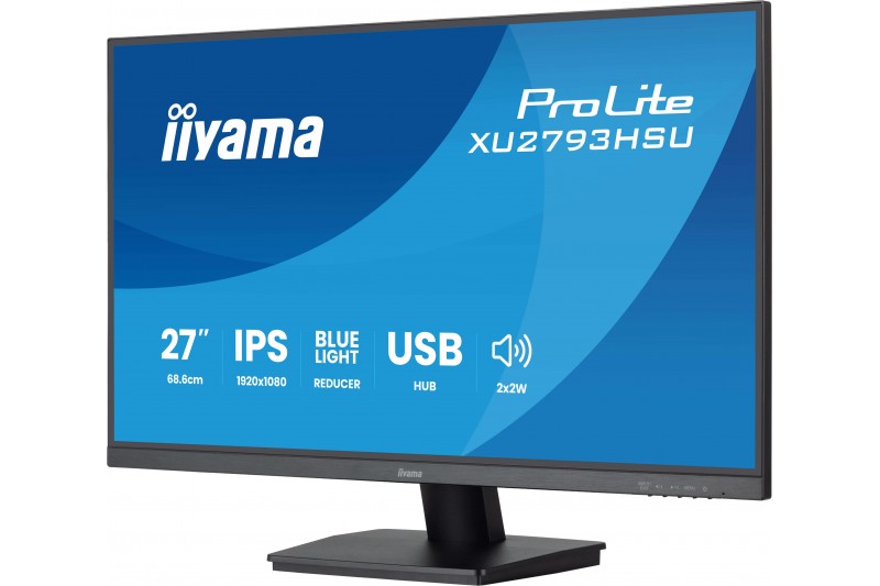 Ecran 27 multimedia 1 ms-DP HDMI mult Noir * iiyama ProLite XU2793HS-B7 *